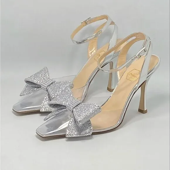 Nalebe Stories Through Seasons Diamante Bow Pumps size 38.5